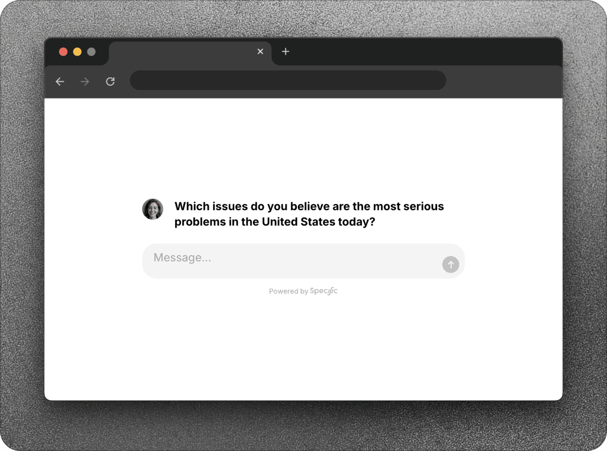 Delivery platform setting for landing page surveys