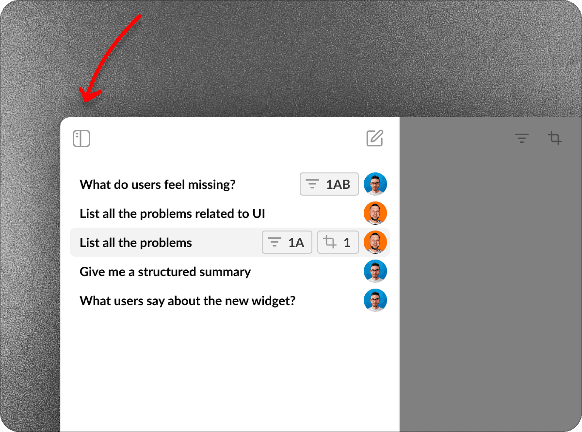 Multiple AI chat sessions for analysis